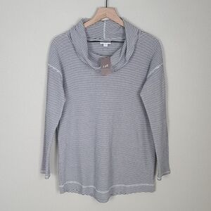 J. Jill Textured Cowl Neck Oversized Top NWT